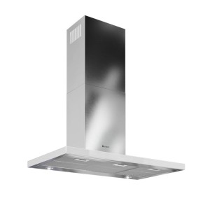 GLOBALO Okap kuchenny przyścienny NIDARO  90.5  z funkcją H2H bezprzewodowe sterowanie z poziomu płyty indukcyjnej LINIA DESIGN kolor WHITE/INOX-DARMOWA DOSTAWA