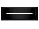 GLOBALO Okap kuchenny podszafkowy do zabudowy  PINELIO 80.1 LINIA SILENT QUALITY kolor BLACK-DARMOWA DOSTAWA