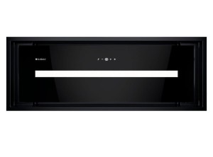 GLOBALO Okap kuchenny podszafkowy do zabudowy  PINELIO 80.1 LINIA SILENT QUALITY kolor BLACK-DARMOWA DOSTAWA