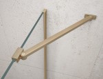 GELCO Wspornik narożny  do kabin narożnych WALK IN VARIO GOLD 65 cm złoty mat GX2017