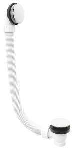 POLYSAN zestaw odpływowy klik-klak bez napełniania długość 1200 mm korek BIAŁY 72 mm  71858.10
