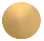 ADNaturalnie Kołpak do korka wannowego klik-klak ZŁOTY POŁYSK z powłoką PVD AWA-003ZP