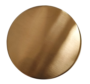 ADNaturalnie Kołpak do korka wannowego klik-klak MIEDŹ SZCZOTKOWANA z powłoką PVD AWA-003MSZ