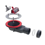 SCHEDPOL Schedline Collection Syfon brodzikowy SUPERSLIM bez grzybka  poziomy średnica 90 mm - suchy syfon  SDBD40WP