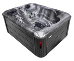 HYDROSAN - Wanna SPA Jacuzzi ogrodowe z hydromasażem 3-osobowa 210x160 cm ODYSSEY OBUDOWA ANTRACYT SPA102