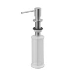 Quadron Dozownik okrągły do płynu LORI kolor stalowy