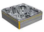 HYDROSAN - Wanna SPA Jacuzzi ogrodowe z hydromasażem 5-osobowa 230x230 cm ODYSSEY OBUDOWA SZARA DESKA F27 SPA748