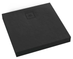 SCHEDPOL SCHEDLINE COLLECTION Brodzik kwadratowy NONLIMITS black stone (czarny kamień) 80x80x12 z systemem STABILSOUND PLUS 3ST.N2K-8080/C/ST-M1/C/ST-Darmowa dostawa