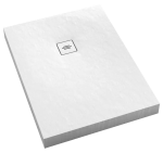 SCHEDPOL SCHEDLINE COLLECTION Brodzik prostokątny NONLIMITS white stone ( biały kamień ) 80x90x12 z systemem STABILSOUND PLUS 3ST.N1P-8090/B/ST-M1/B/ST -Darmowa dostawa