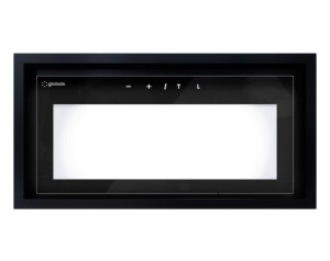 GLOBALO Okap kuchenny podszafkowy do zabudowy  SALVIRO 60.1 LINIA EXCLUSIVE kolor BLACK-DARMOWA DOSTAWA