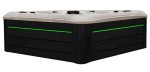 HYDROSAN - Wanna SPA Jacuzzi ogrodowe z hydromasażem 5-osobowa 230x230 cm CAPPUCCINO OBUDOWA ANTRACYT SPA347