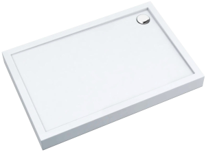 SCHEDPOL SCHEDLINE COLLECTION Brodzik prostokątny CAMERON SMOOTH WHITE (biały gładki) 80x100x12 z systemem STABILSOUND PLUS 3ST.C1P-80100 - Darmowa dostawa