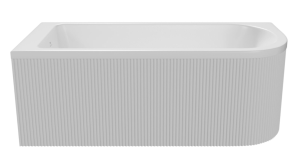 ADNaturalnie Wanna narożna UPSALA LINE RYFLOWANA LEWA 160x75 AWW-009-160ZPR-L - DARMOWA DOSTAWA