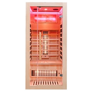 HYDROSAN SAUNA INFRARED-podczerwień sucha ALTA1 prostokątna 1-2 osobowa niskotemperaturowa 90x90x190 cm o mocy 1585W