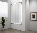 POLYSAN Drzwi prysznicowe przesuwne uniwersalne DEEP 160x165 szkło transparentne MD1616