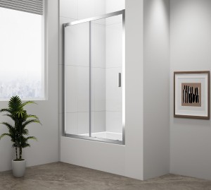 POLYSAN Drzwi prysznicowe przesuwne uniwersalne DEEP 110x165 szkło transparentne MD1116