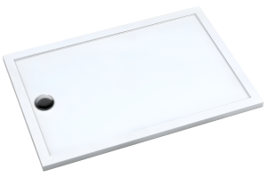 SCHEDPOL SCHEDLINE COLLECTION Brodzik prostokątny SHARPER SMOOTH WHITE (biały gładki) 80x160x5 z systemem STANDARD PLUS 3S.S2P-80160 - Darmowa dostawa