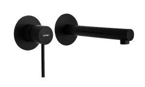 CORSAN - Bateria LUGO umywalkowa podtynkowa CZARNA CMB7515BL - DARMOWA DOSTAWA