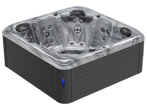 HYDROSAN - Wanna SPA Jacuzzi ogrodowe z hydromasażem 5-osobowa 200x200 cm 230V ODYSSEY OBUDOWA ANTRACYT SPA752