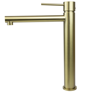 CORSAN - Bateria LUGO umywalkowa stojąca wysoka ZŁOTA SZCZOTKOWANA CMB7512BGL - DARMOWA DOSTAWA