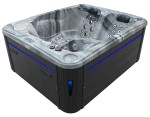 HYDROSAN - Wanna SPA Jacuzzi ogrodowe z hydromasażem 3-osobowa 210x170 cm ODYSSEY OBUDOWA ANTRACYT SPA705