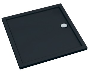 Schedline Brodzik akrylowy Sharper Black Mat (czarny matowy) 80x80x4,5 cm, kwadratowy, Gwarancja 7 lat