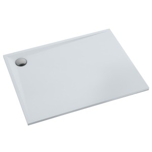 Schedline Brodzik kompozytowy Stabilsound Plus® Libra Smooth White (biały gładki) 90x160x4cm, prostokątny, Gwarancja 15 lat