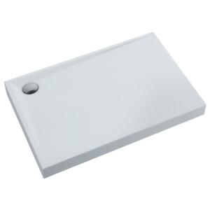 Schedline Brodzik akrylowy zintegrowany z nośnikiem Stabilsound Plus® oraz obudową akrylową przeciągniętą do podłogi Solidstep 80x100x11 cm, prostokątny, Gwarancja 10 lat