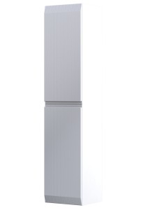 Oristo Słupek wiszący BRYLANT UNI 35 cm, UNIWERSALNY front ryflowany BIAŁY MAT OR36-SB2D-35-2R