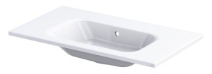 Oristo umywalka meblowa ARE 80 cm bez otworu na baterię z formowanego marmuru UME-AR-80-92-BO
