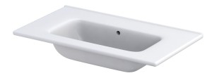 Oristo umywalka meblowa ENOLA 80 cm ceramiczna bez otworu na baterię UME-EN-80-91-BO