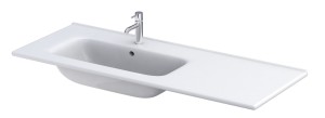 Oristo umywalka meblowa ENOLA 120 cm ceramiczna, misa z lewej strony  UME-EN-120-91-L