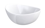 Oristo umywalka nablatowa REEMA 40 cm owalna, ceramiczna BIAŁY POŁYSK UBL-RM-40-91