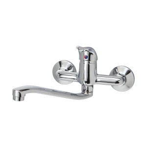 Bateria WENDY zlewozmywakowa ścienna L-250 chrom