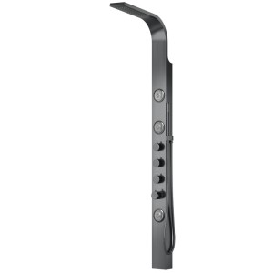 Corsan - Panel prysznicowy SNAKE z termostatem, gunmetal - Darmowa dostawa