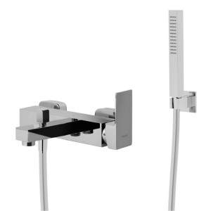 Corsan - Bateria wannowa ścienna ANGO CMZ077, kolor chrom