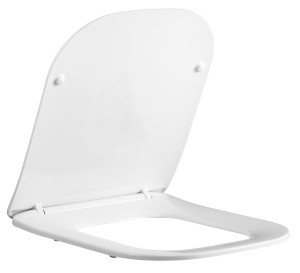 SAPHO - Deska sedesowa wypinana wolnoopadająca PORTO slim Soft Close biała PZS102V