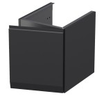Oristo Szafka wisząca boczna niska BRYLANT UNI 40 cm PRAWA CZARNY MAT OR36-SN1D-40-8-P DARMOWA DOSTAWA 