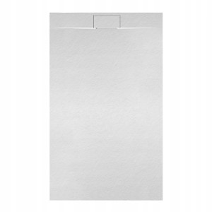 Hydrosan Brodzik prostokątny MIKO 90x120x2,6 biały, struktura kamienia, z syfonem