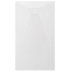 Hydrosan Brodzik prostokątny RIKO 70x100x2,6 biały, struktura kamienia, z syfonem