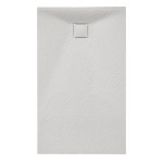 Hydrosan Brodzik prostokątny RIKO 70x110x2,6 biały, struktura kamienia, z syfonem