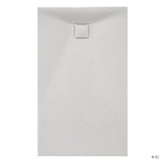 Hydrosan Brodzik prostokątny RIKO 80x130x2,6 biały, struktura kamienia, z syfonem
