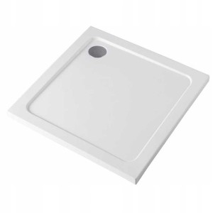 Hydrosan Brodzik kwadratowy ST02C 70x70x5 biały, z syfonem