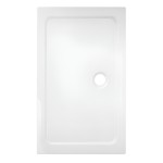 Hydrosan Brodzik prostokątny ST05A 70x100x5 biały, z syfonem