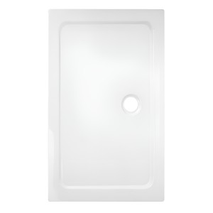 Hydrosan Brodzik prostokątny ST05A 70x100x5 biały, z syfonem