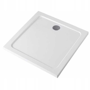 Hydrosan Brodzik kwadratowy ST06A 100x100x5 biały, z syfonem
