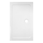 Hydrosan Brodzik prostokątny ST06C 100x120x5 biały, z syfonem