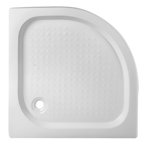 Hydrosan Brodzik półokrągły SXL01B 90x90x13,5 biały, z syfonem