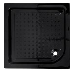 Hydrosan Brodzik kwadratowy SXL02B 90x90x15 czarny, z syfonem