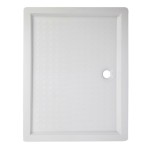 Hydrosan Brodzik prostokątny SXL03B 80x90x15 biały, z syfonem